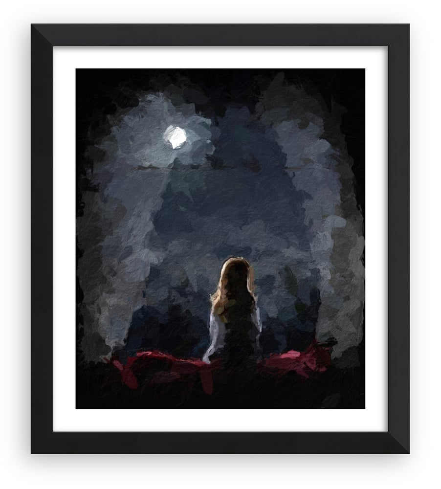 Image of Lonesome Moon Limited Edition Prints  Frame and Mount 