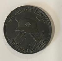 Image 1 of Inter-War (Nazi Germany) 1938 Philipp Holzmann Frieburg Medallion - Original Issue