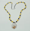 Gold Bee Necklace