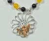 Gold Bee Necklace