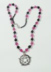Pentagram beaded necklace 