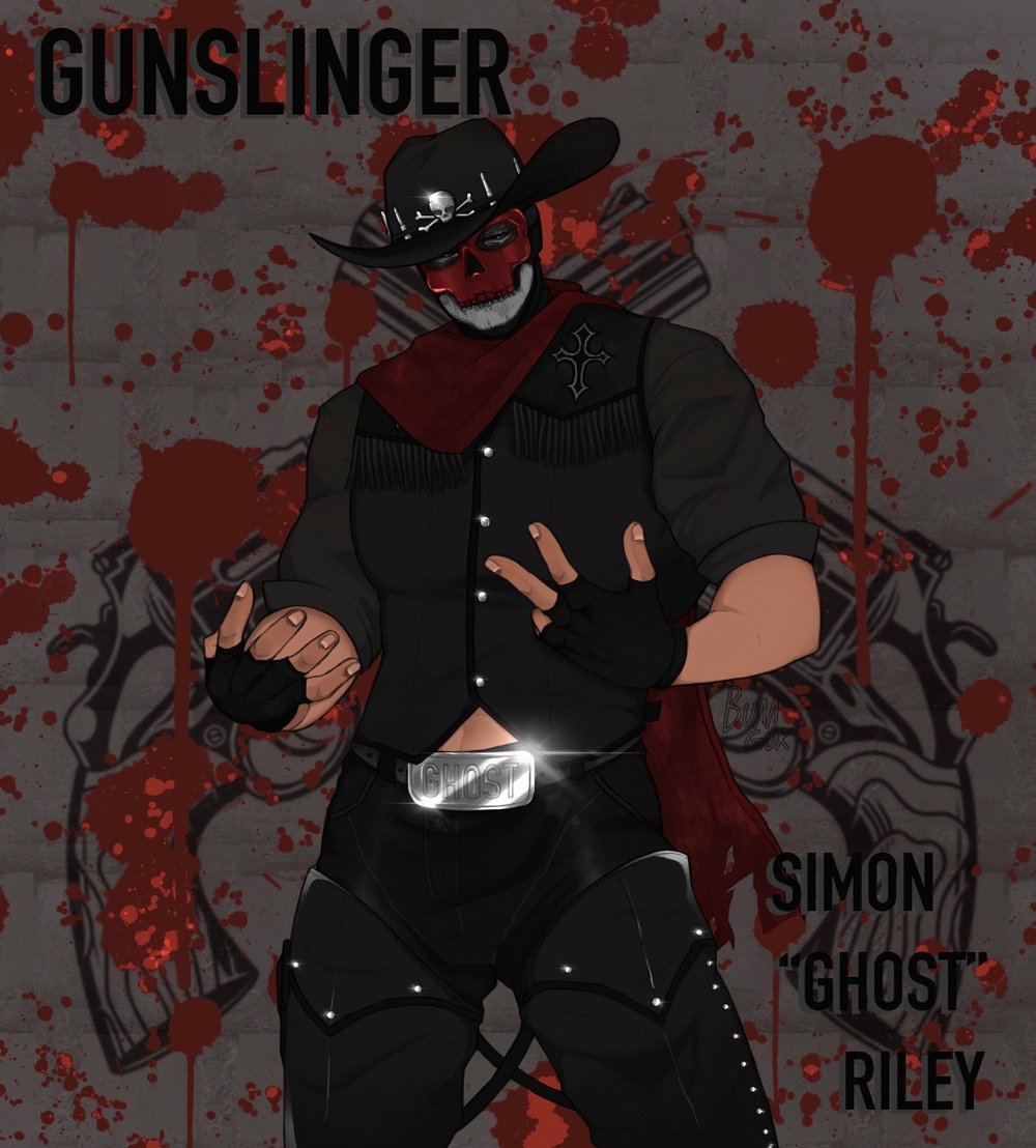 Image of Gunslinger Ghost Print (Pre-Order)