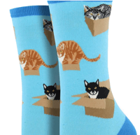 Image 2 of Cat in a Box Socks