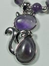 cat pendant on necklace