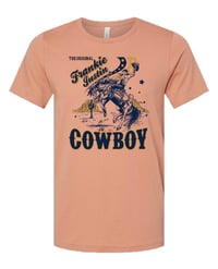 Frankie Justin-The Original Cowboy T-Shirt-Terracotta