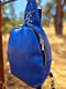 Image of Acacia Sling in Blue Vinyl with Canvas Interior