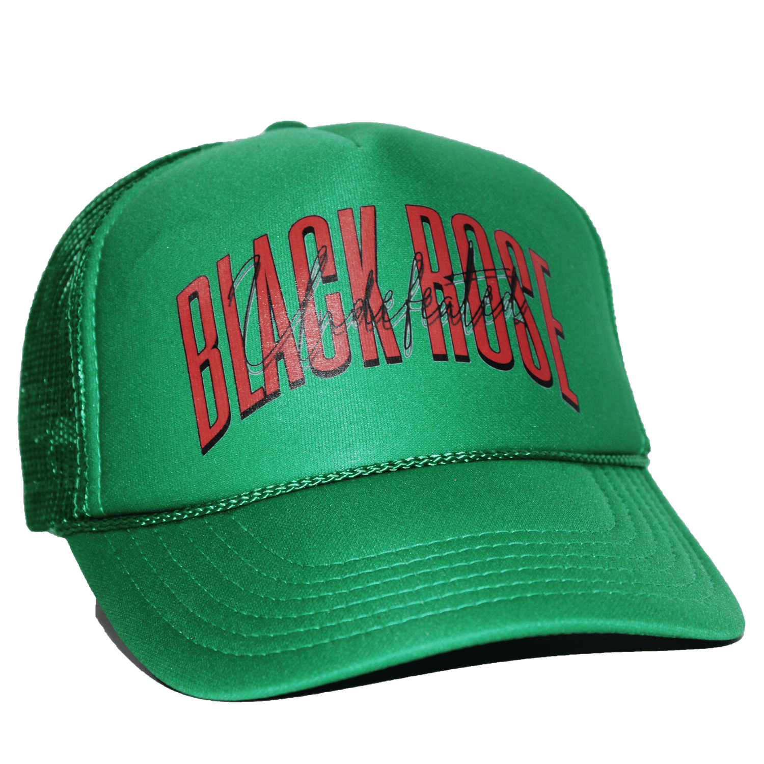 Image of LOGO TRUCKER HAT (GREEN AND RED)