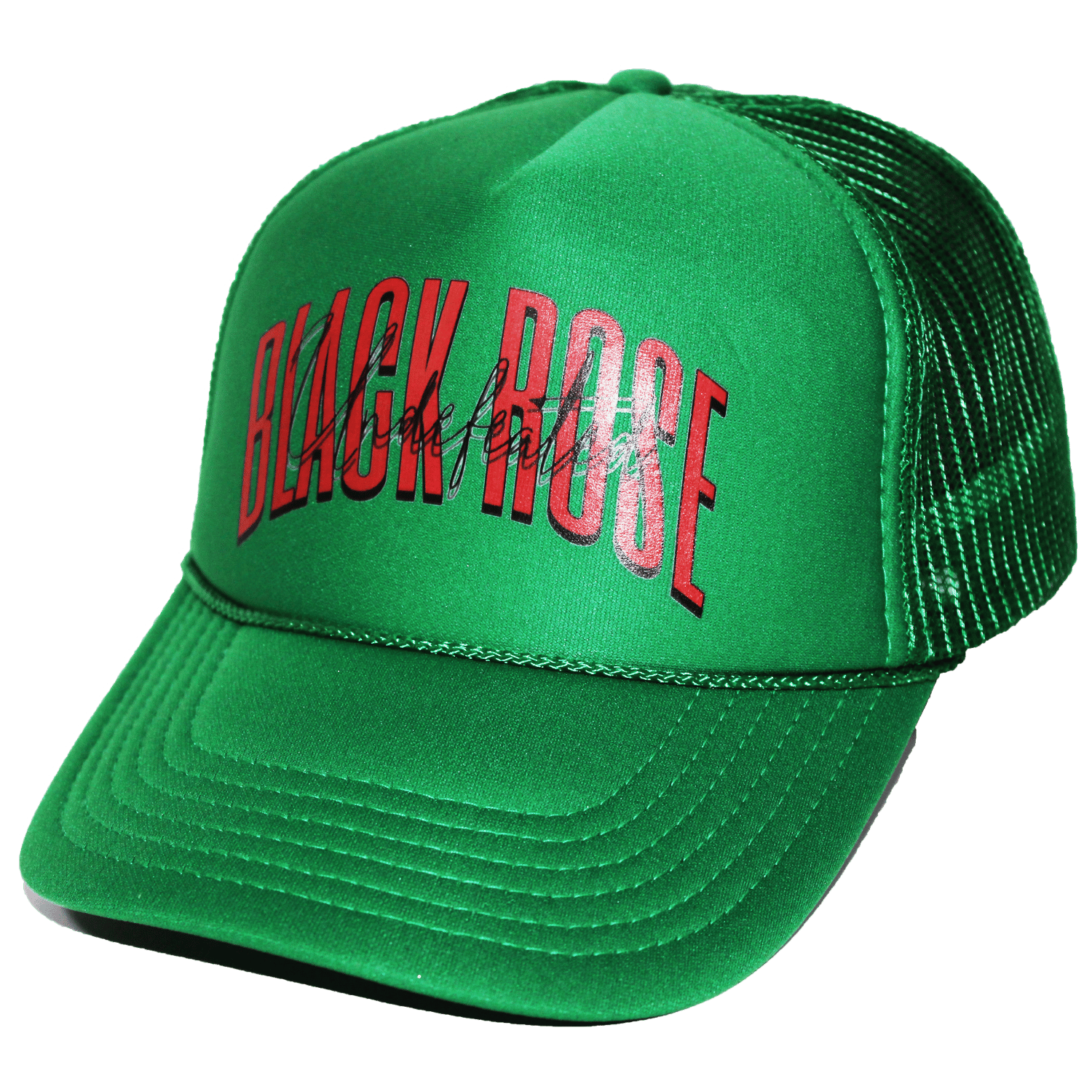 Image of LOGO TRUCKER HAT (GREEN AND RED)