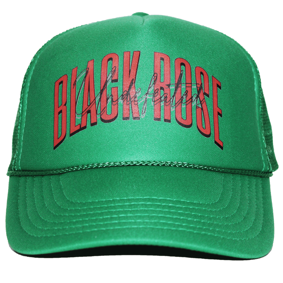 Image of LOGO TRUCKER HAT (GREEN AND RED)