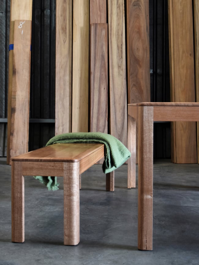 PRUE V2 BENCHES IN TASMANIAN OAK
