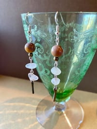 Image 2 of Earthy Quartz Earrings