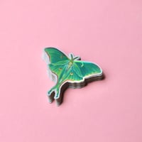 Image 1 of Luna Moth Holographic Sticker