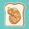 Meowmalade Toast Sticker