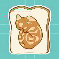 Image 1 of Meowmalade Toast Sticker