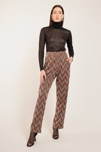 Image 1 of PANTALONE PANAMA ZIG ZAG NOCE €159 - 50%