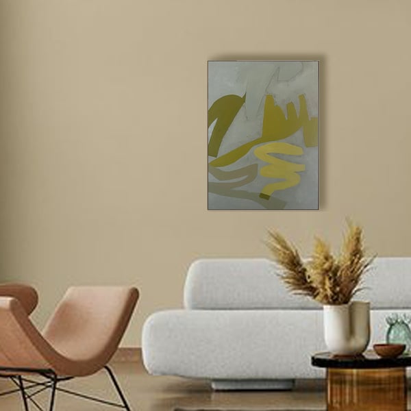 Image of 'Limoncello,' Abstract Painting - Sandhills Studios