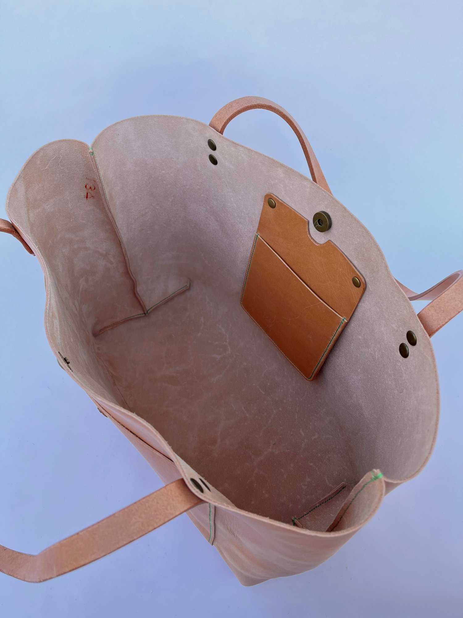 Image of Natural Italian Vachetta Carry-all Tote