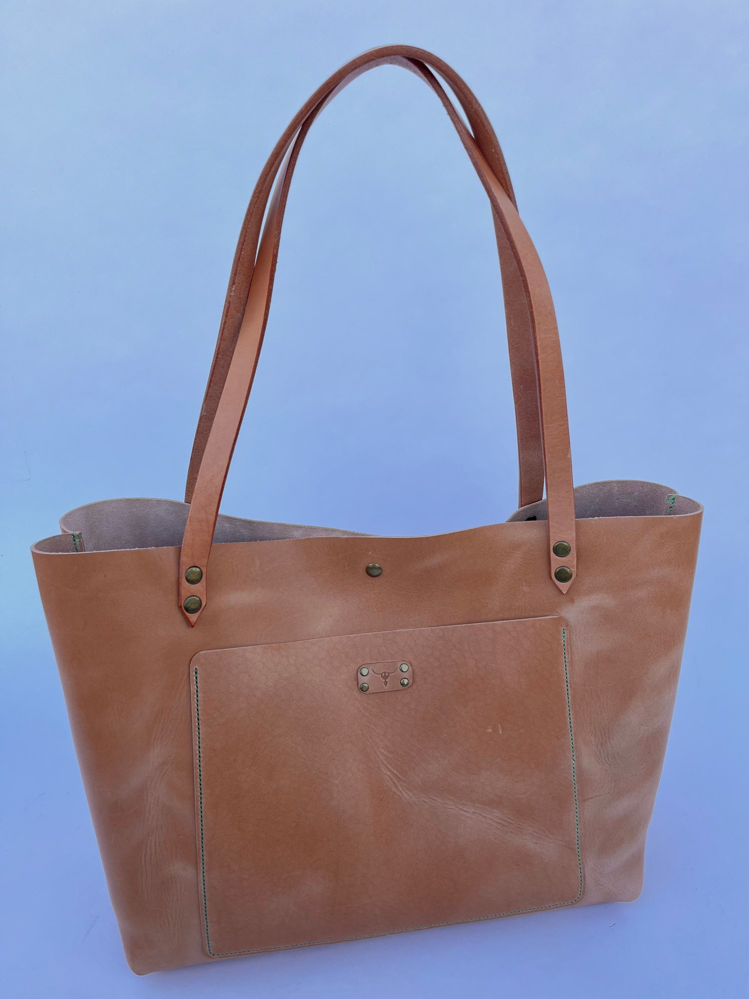 Image of Natural Italian Vachetta Carry-all Tote