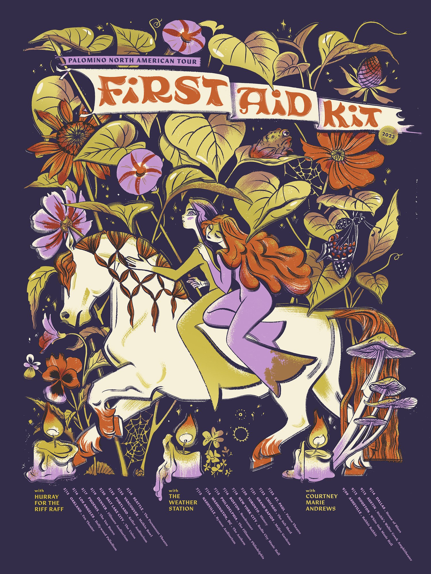First Aid Kit US Palomino Tour Poster