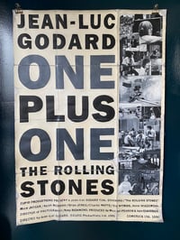 Jean Luc Godard Rolling Stones poster