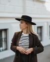 Bianca Fedora Hat / Black