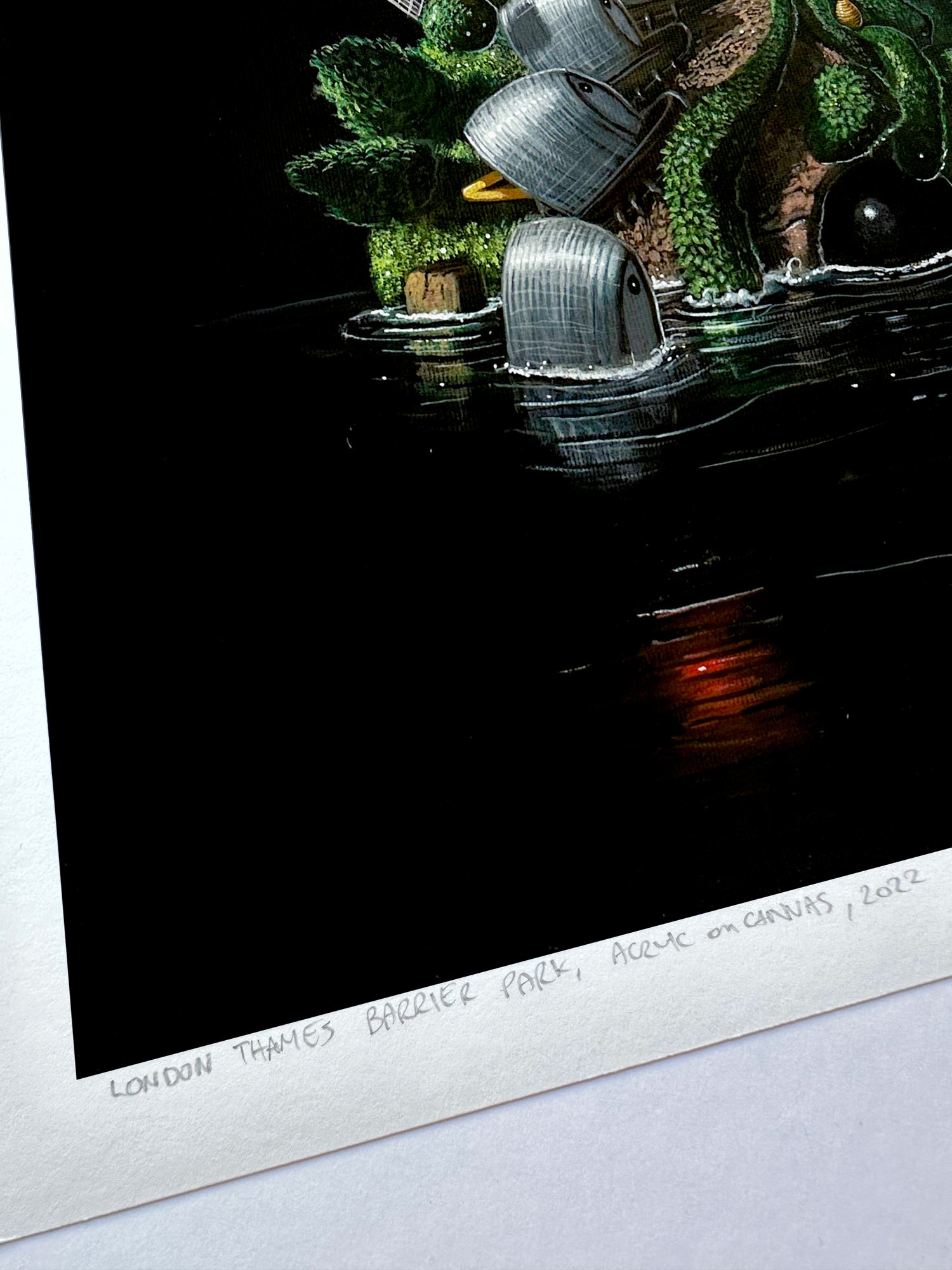 Image of 'London Thames Barrier Park' print by RONCH