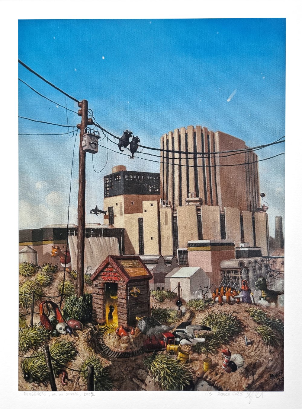 Image of 'Dungeness' print by RONCH