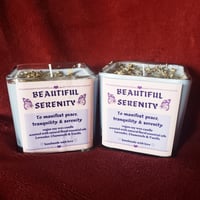 Image 1 of BEAUTIFUL SERENITY CANDLE (large) by Love Goddess