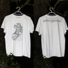 "Rabbit Path" T-Shirt - White ‎   ‎ ҉　ᕱ ‎ ᕱ　 ҉ ‎  
