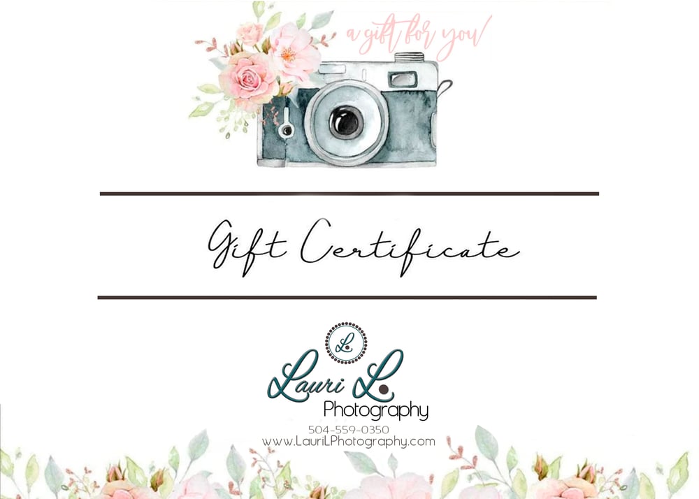 Image of GIFT CERTIFICATE