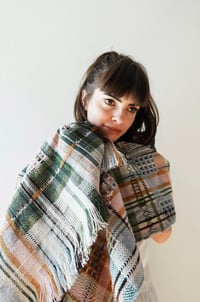 Image 2 of Handmade lambswool Scarf | Limited Edition Oversized Shawl