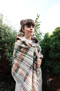 Image 3 of Handmade lambswool Scarf | Limited Edition Oversized Shawl