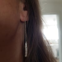 Image 3 of PEARL STICK earrings