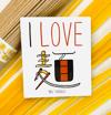 I LOVE 麺 (NOODLES) Sticker