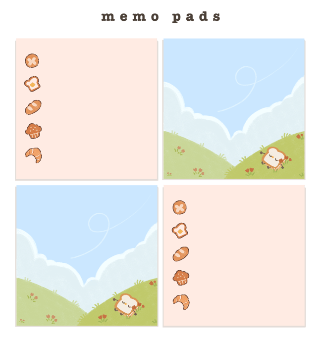 memo pads