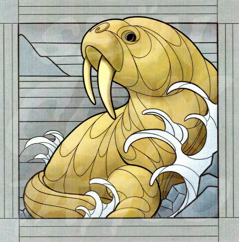 Image of Walrus Art Print (8x8")