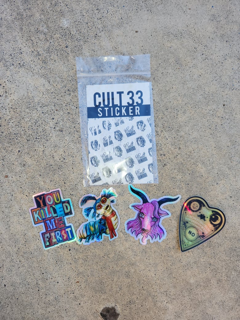 Image of HiCult 33 Holographic Sticker Pack 