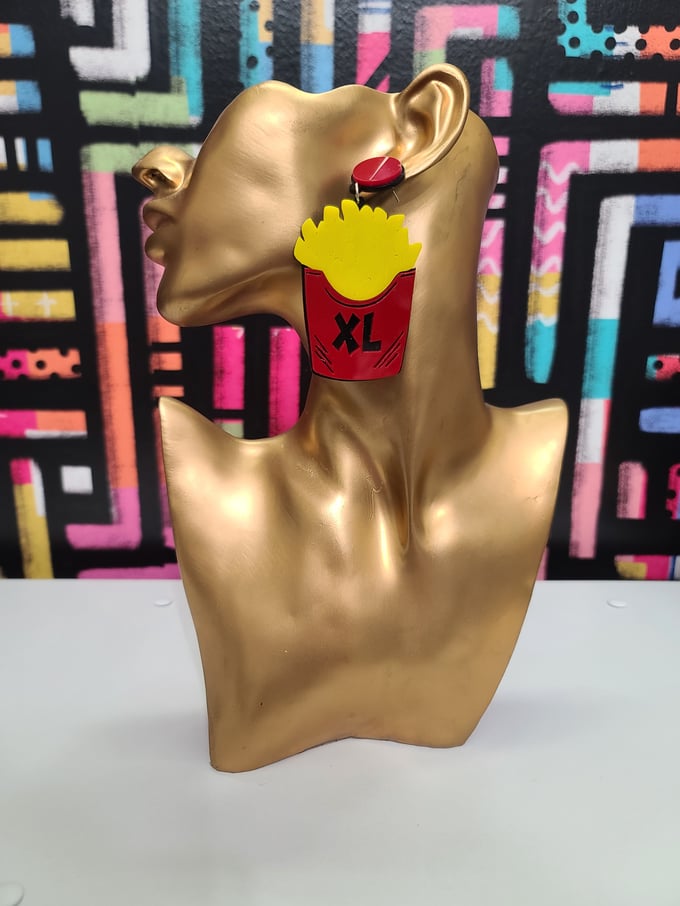 Image of XL French Fry Earrings