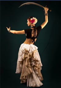 Image 4 of Vintage Kuchi Tribal Sleeve Belt with fringe (TLSO020)