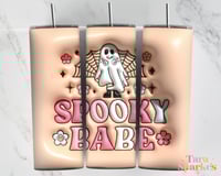 20oz Spooky Babe Bubble Tumbler
