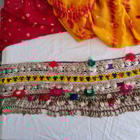 Image 2 of Vintage Kuchi Tribal Sleeve Belt, Yellow (TB019)