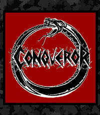 Image 1 of Conqueror / Logo Ouroboros Flag Red