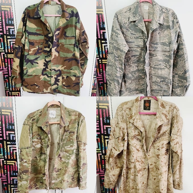 Image of Authentic Camo Jackets 