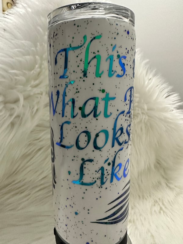 Image of Peacock Speaker Tumbler 20oz