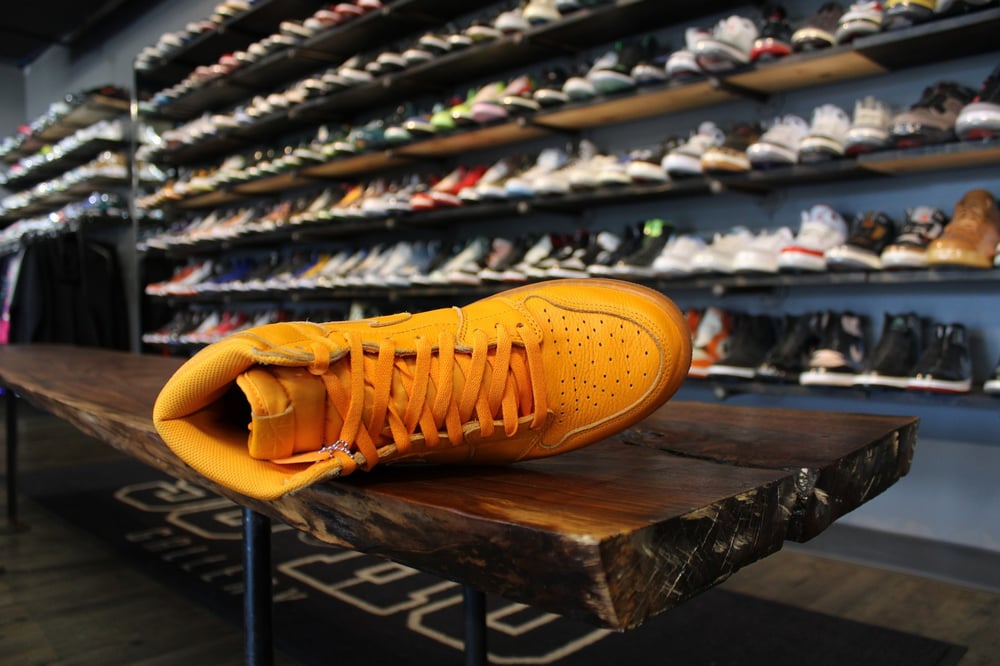 AIR JORDAN I OG HIGH GATORADE "ORANGE PEEL" *USED**