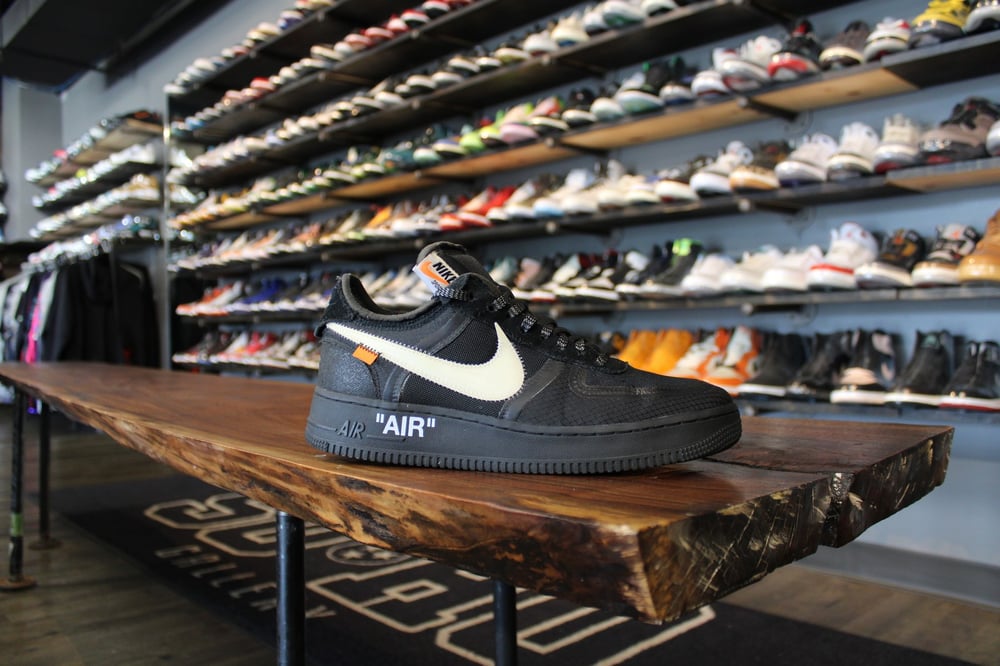 AIR FORCE 1 LOW x OFF--WHITE "BLACK" *USED*