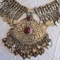 Image 1 of Vintage Kuchi Tribal Single Pendant Neckpiece (TLSO014)