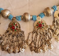 Image 1 of Vintage Kuchi Tribal Multiple Coin Neckpiece (TJ035)