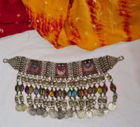 Image 2 of Classic Vintage Kuchi Tribal Choker Neckpiece - No Ties (TJ040)