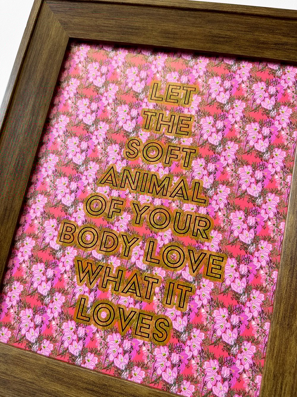 from Wild Geese by Mary Oliver-11 x 14 or 5 x 7 print